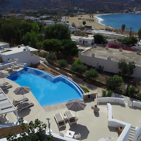 Galaxy Hotel Mylopotas Bagian luar foto
