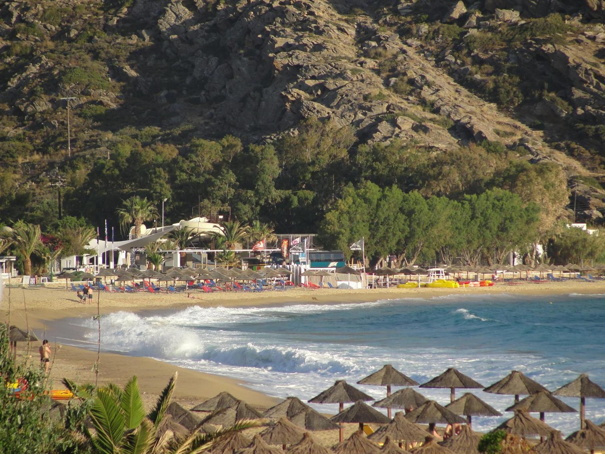 Galaxy Hotel Mylopotas Bagian luar foto