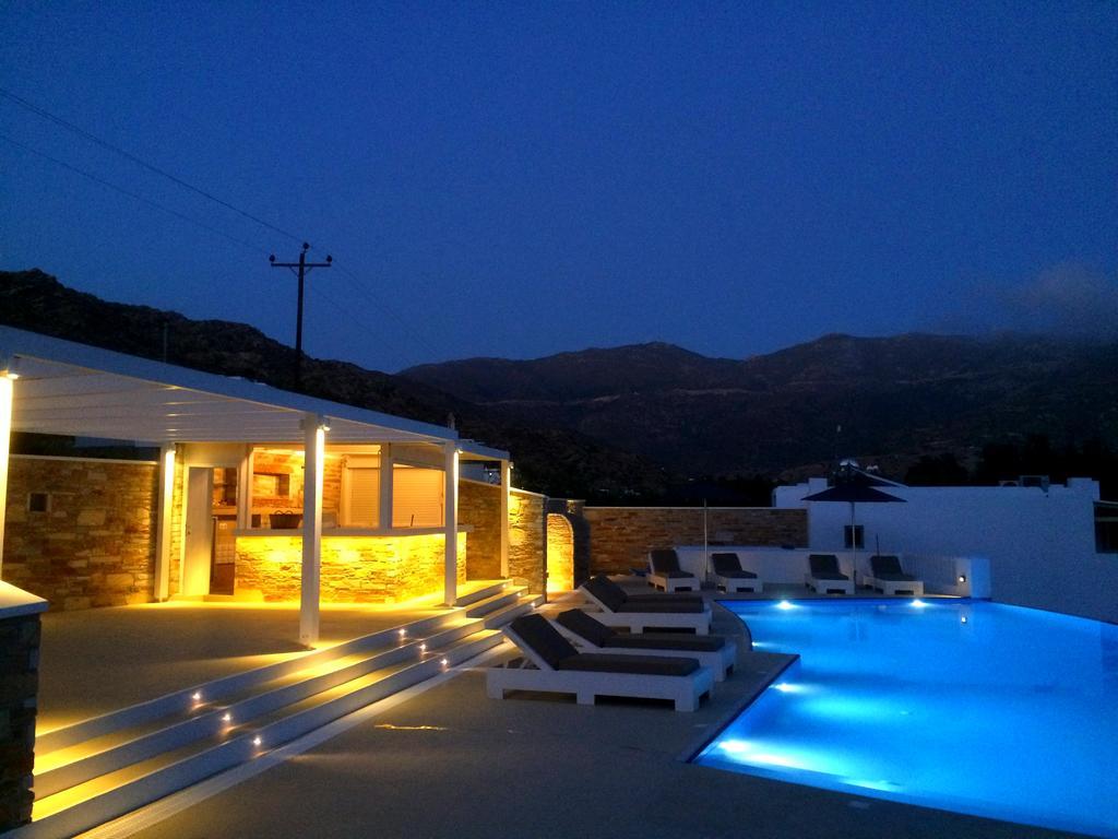 Galaxy Hotel Mylopotas Bagian luar foto