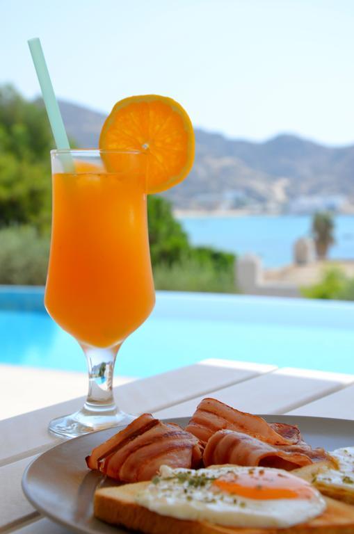 Galaxy Hotel Mylopotas Bagian luar foto