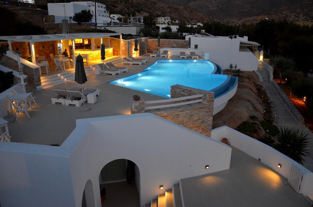 Galaxy Hotel Mylopotas Bagian luar foto