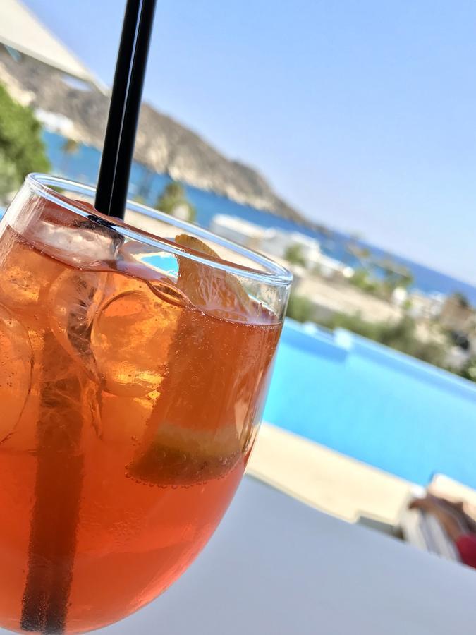 Galaxy Hotel Mylopotas Bagian luar foto