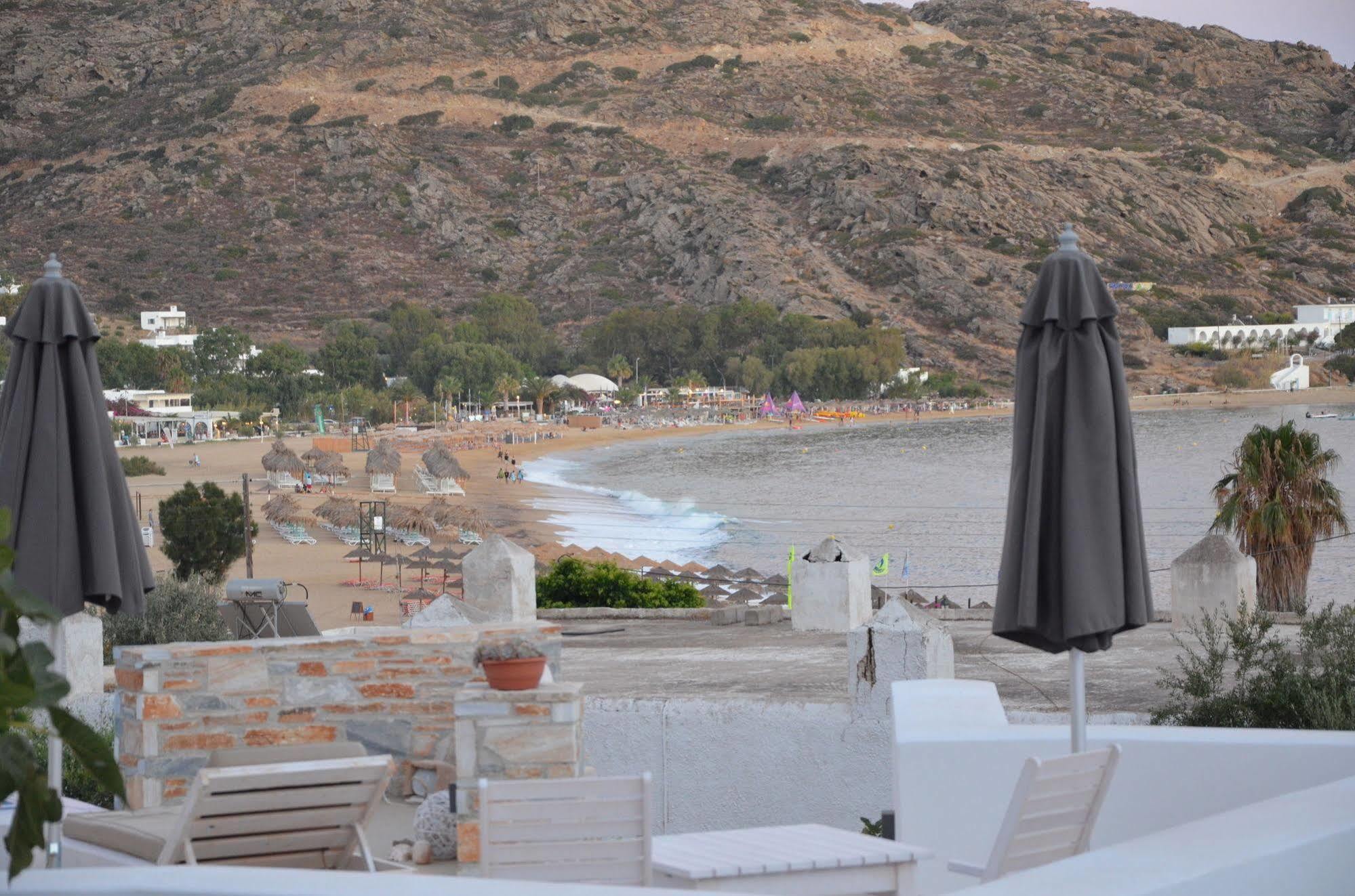 Galaxy Hotel Mylopotas Bagian luar foto