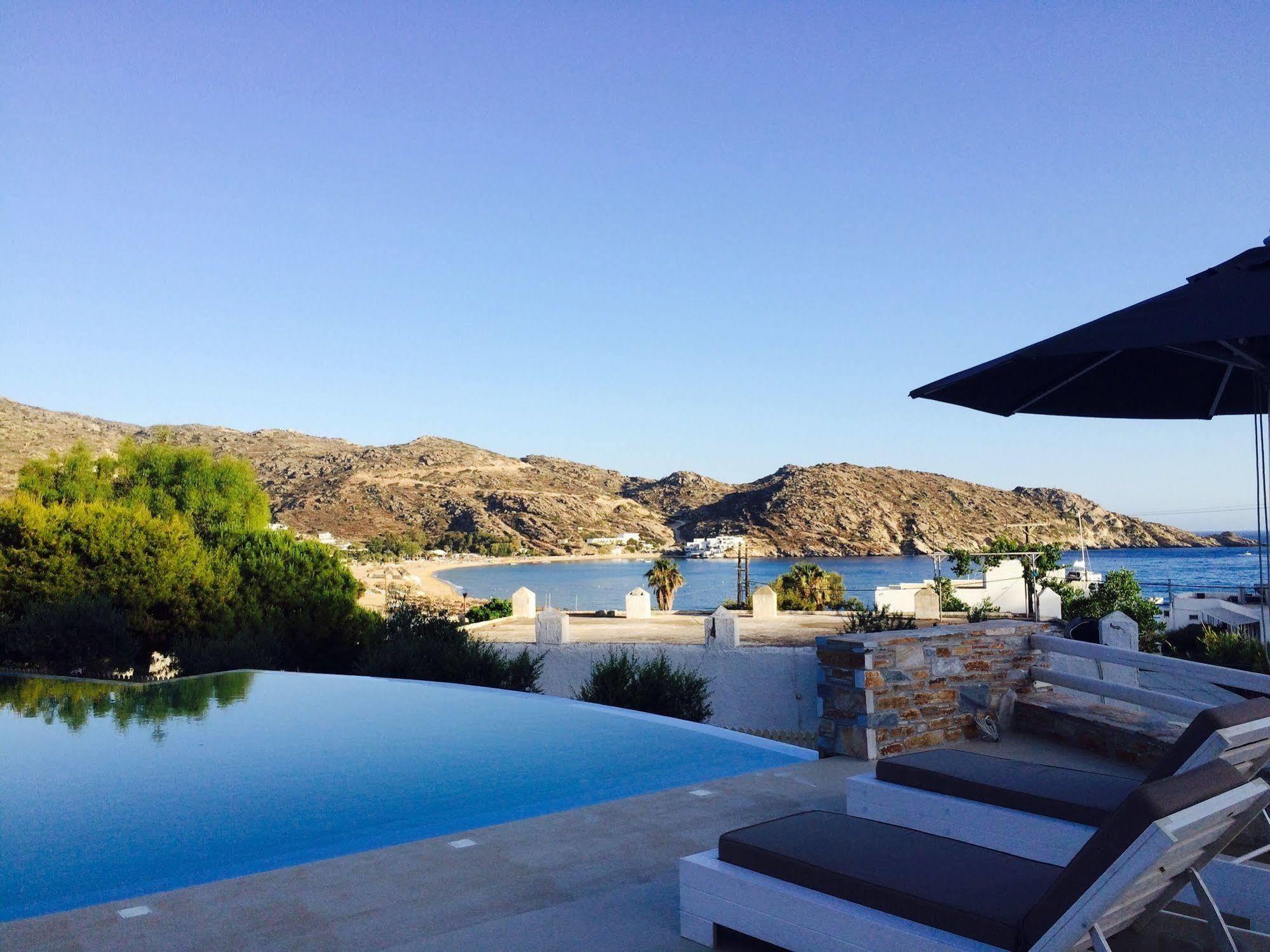 Galaxy Hotel Mylopotas Bagian luar foto